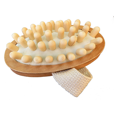 Brosse massage cellulite