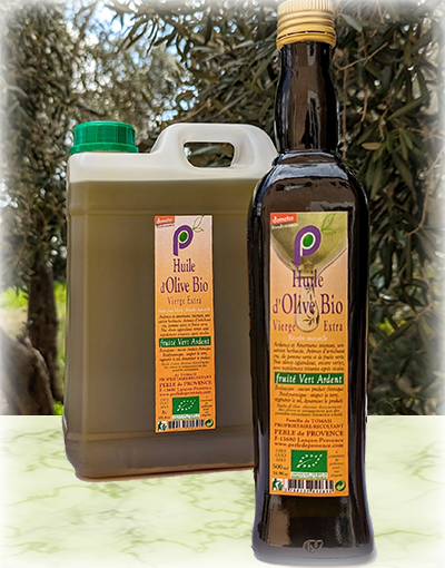 Huile d'Olive Bio Fruité vert ardent