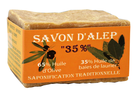 Savon d'Alep 35% de laurier